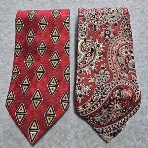 Vintage Nordstrom Men's Pair Of Silk Ties